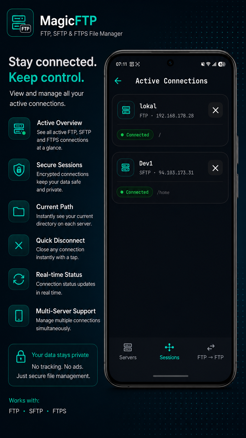 MagicFTP Screenshot 8